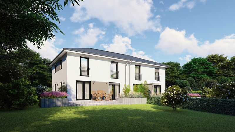 Familienglück im Neubau: A+ Doppelhaushälfte in Augsburg-Göggingen